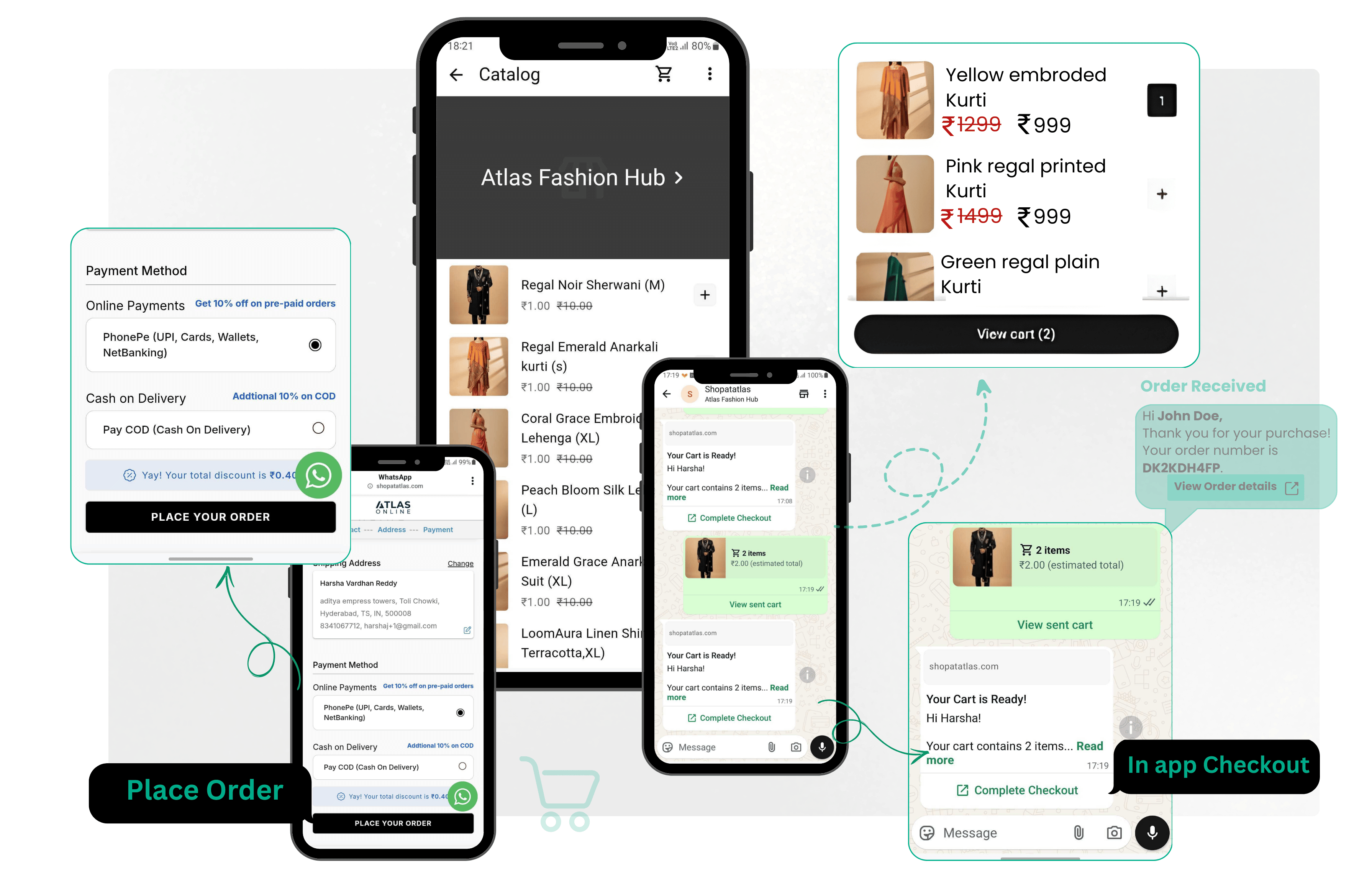 WhatsApp Catalog Checkout